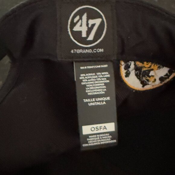 Boston Bruins 50th Anniversary 47 Brand NHL Snapback Cap Hat OSFA - Picture 6 of 7